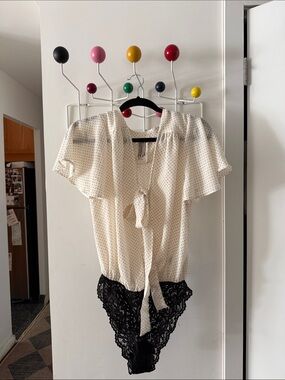 Free People Polka Dot Top